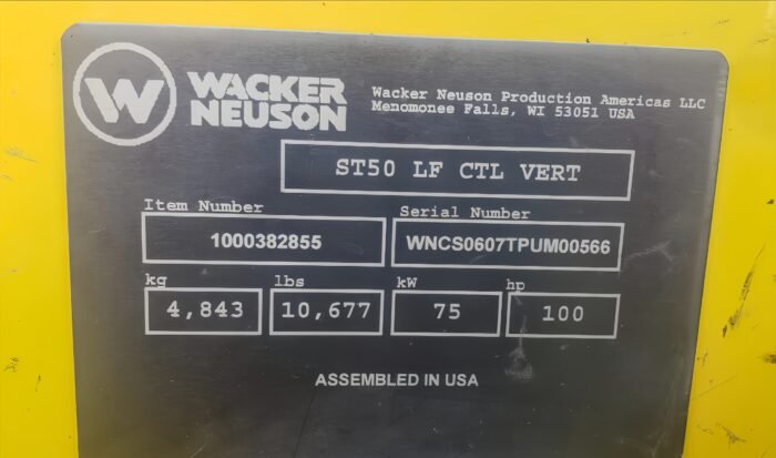 2021 Wacker Neuson ST50 Compact Track Loader - Image 11