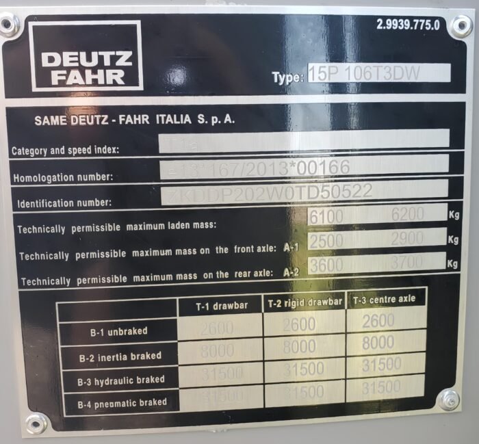 2020 Deutz Fahir 5110G Tractor - Image 14