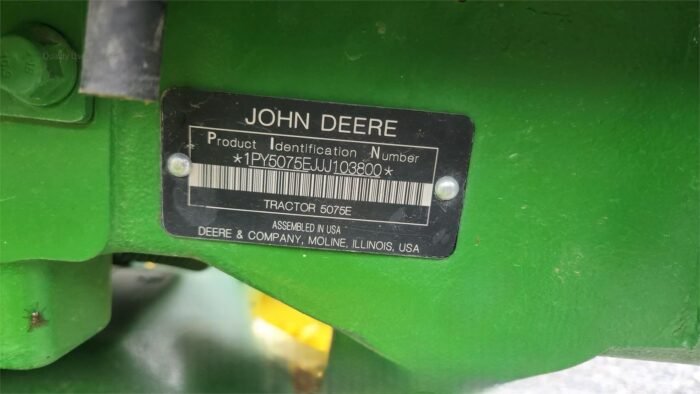 2018 John Deere 5075E Tractor - Image 9