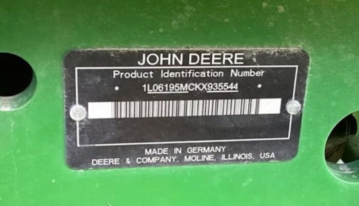 2019 John Deere 6195M Tractor - Image 8