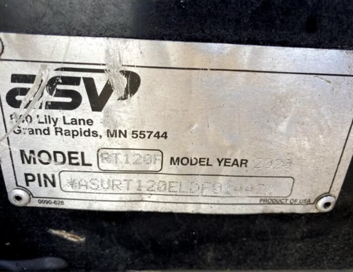 2020 ASV POSI-TRACK RT120F Compact Track Loader - Image 10