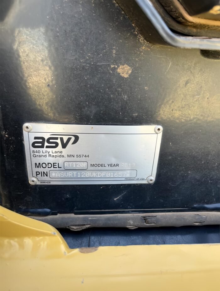 2019 ASV POSI-TRACK RT120F Compact Track Loader - Image 11