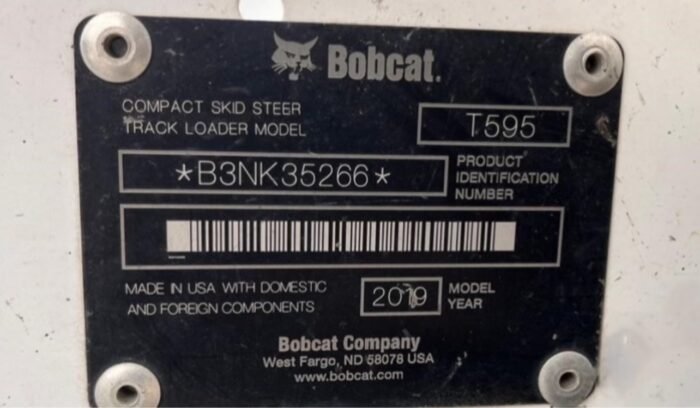 2019 Bobcat T595 Compact Track Loader - Image 13