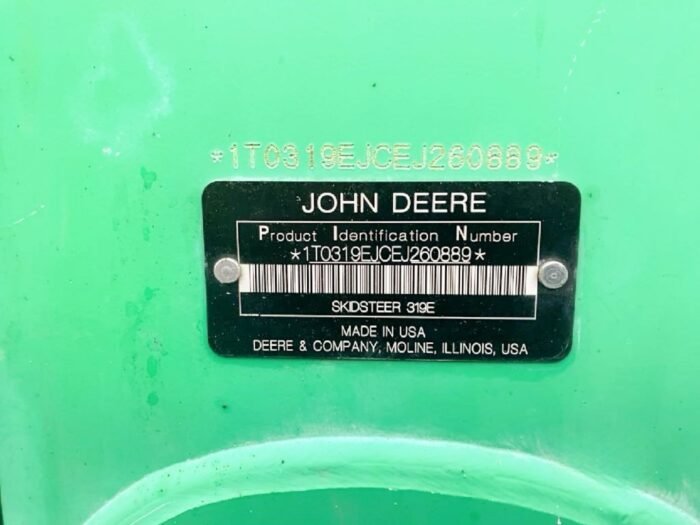2014 John Deere 319E Compact Track Loader - Image 12