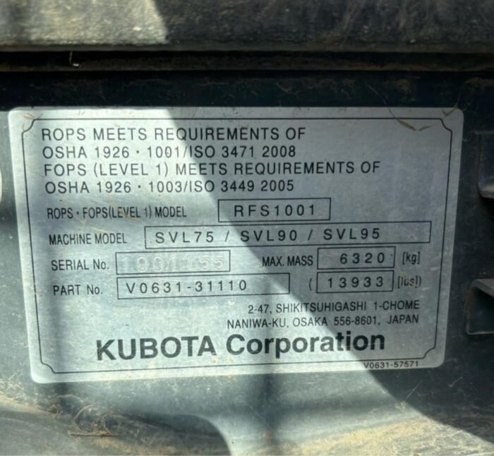 2017 Kubota SVL95-2S Compact Track Loader - Image 15