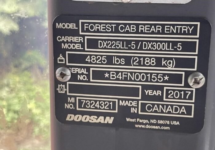 2017 Doosan DX300 LL Track Log Loader - Image 16