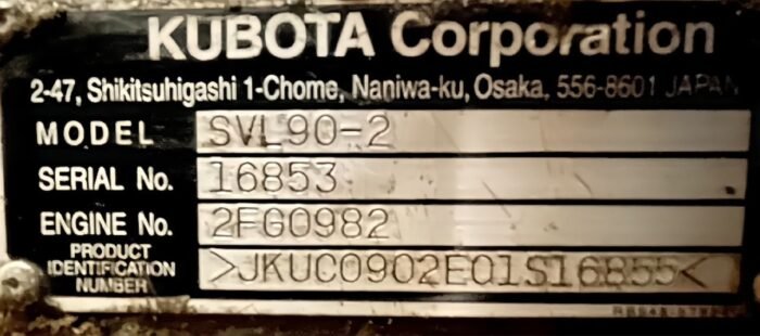 2016 Kubota SVL90-2 Compact Track Loader - Image 12