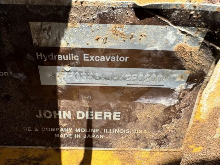 2017 John Deere 35G Mini Excavator - Image 13