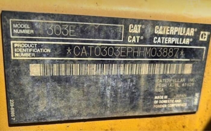 2021 Caterpillar 303E CR Mini  Excavator - Image 18