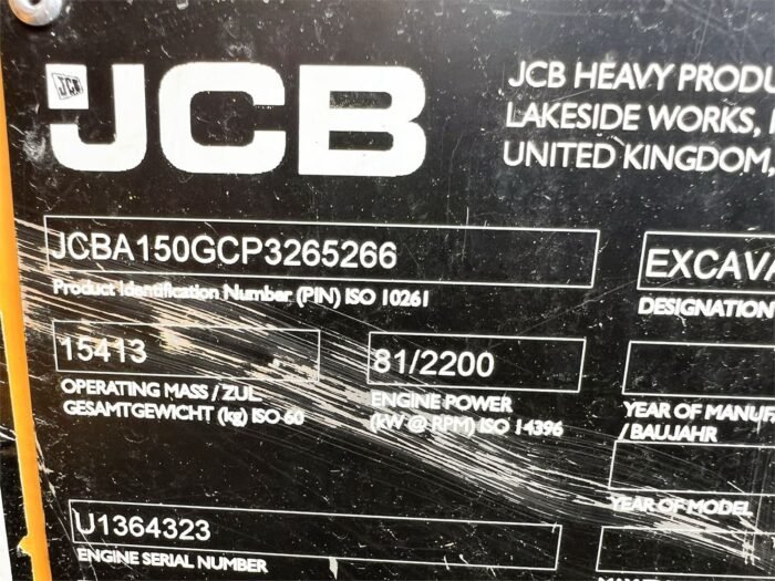 2023 JCB 150X LC Midi Excavator - Image 19