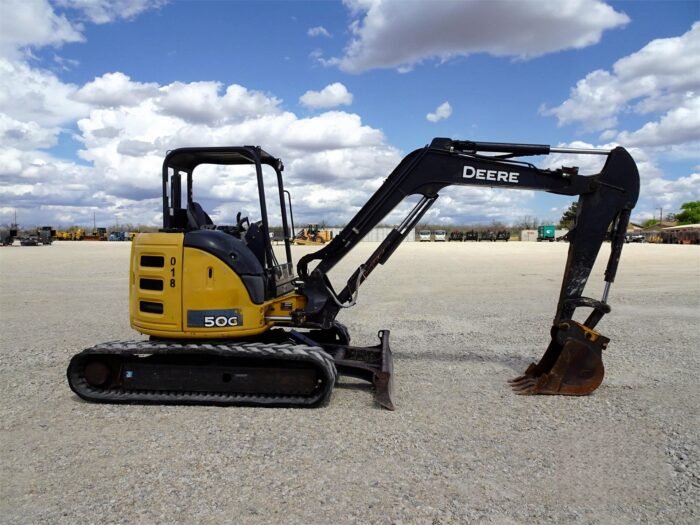 2015 John Deere 50G Compact Mini Excavator - Image 3