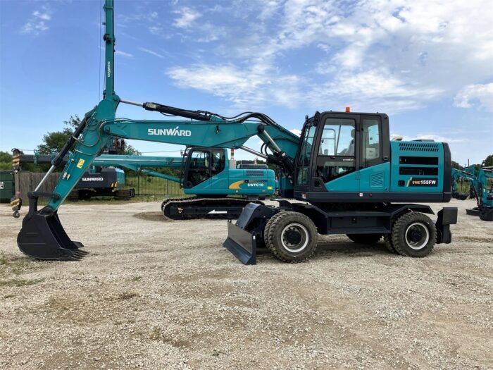 2023 Sunward SWE155FW-1 Midi Wheel Excavator - Image 4