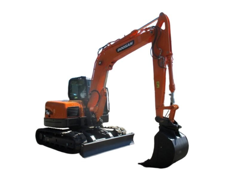2021 Doosan DX85R-3 Midi Excavator
