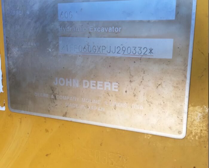 2019 John Deere 60G Compact Mini Excavator - Image 11