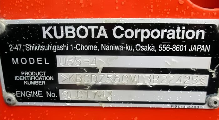 2021 Kubota U55-4 Compact Mini Excavator - Image 12