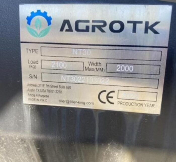 2022 AGROTK NT30 Mini Excavator - Image 12