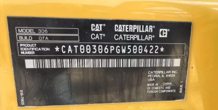 2020 Caterpillar 306 Mini Excavator (2nd Unit) - Image 14