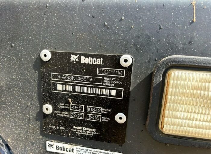 2015 Bobcat E50 Mini Excavator - Image 13